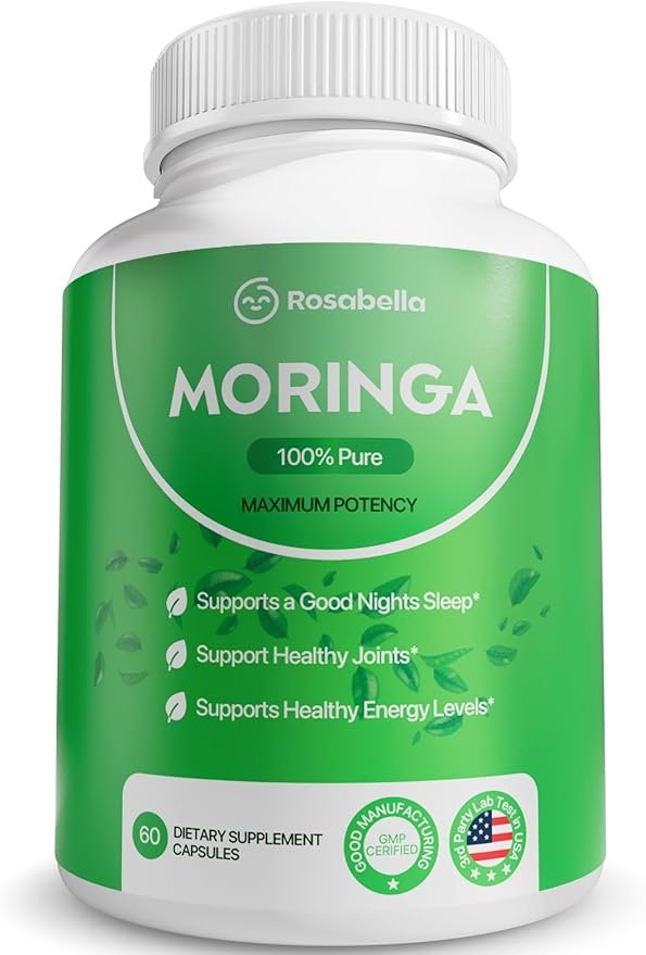 Rosabella Moringa Powder Capsules - Main View